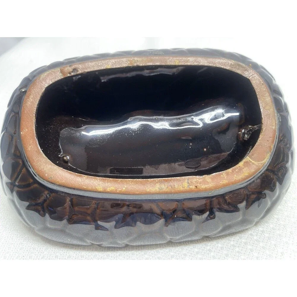 Vintage Bear Trinket Holder Keys Ashtray Cabin Lodge Animals Mountains Decor